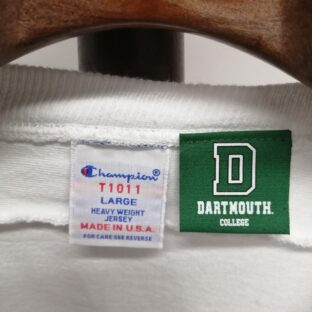 ◆Champion　USED　フットボールT　ダートマス　アメリカ製　七分袖