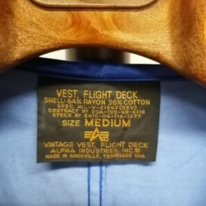 ◆Alphaインダストリーズ　90S　USED　アメリカ製　希少　ブルー