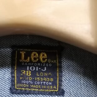 ◆LEE 101J 1960年代製　MADEINUSA　USED　ライダース　Vintage
