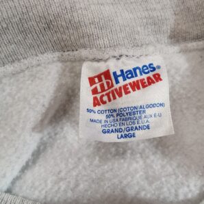 ◆ヘインズスウェット　90s　アメリカ製　ノースカロライナロゴ　USED