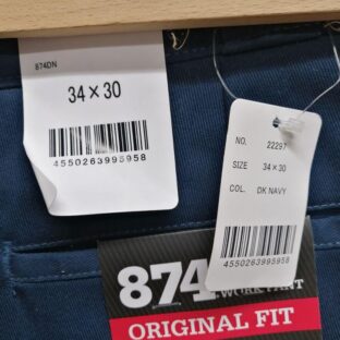 ◆ディッキーズ 　チノトラウザーズ　未使用品　定番　ワークパンツ　874