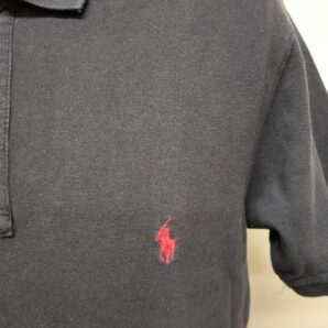 ◆PolobyRalphLoren　定番ポロシャツ　ネイビー　USED　サイズL　インド製