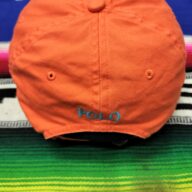 ◆PoloRalphLoren　ラルフ　ポロキャップ　USED　オレンジ　サイズフリー