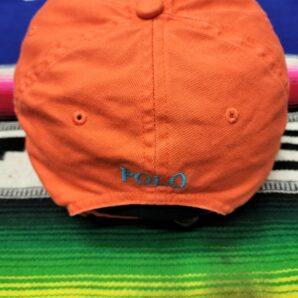 ◆PoloRalphLoren　ラルフ　ポロキャップ　USED　オレンジ　サイズフリー