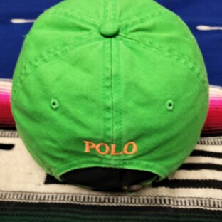 ◆PoloRalphLoren　ラルフ　ポロキャップ　USED　グリーン　サイズフリー