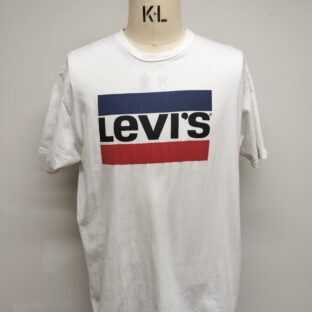 ◆リーバイス　ロゴTシャツ　USED　サイズXL　ホワイト　メキシコ製