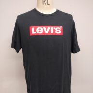 ◆リーバイス　ロゴTシャツ　USED　サイズL　ブラック　メキシコ製