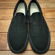 ◆バンズ　スリッポン　ブラック　USED　サイズ8H　VANS