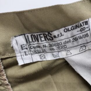 ◆イタリア軍　チノショートパンツ　80s　未使用品　DEADSTOCK