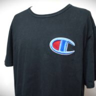 ◆チャンピオン　Tシャツ　デカロゴ　USED　目玉　サイズXL相当　海外モデル