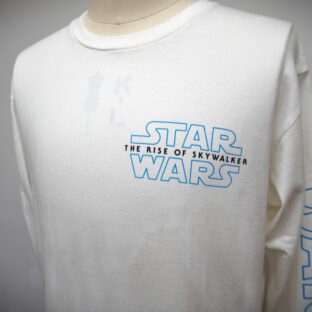 ◆スターウォーズ　ロゴプリントTシャツ　ロングスリーブ　美品　EDIFICE　白