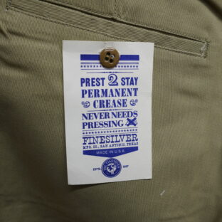 ◆VINTAGE チノショーツ 　70～80’s FINESILVER社製 　未使用品　アメリカ製