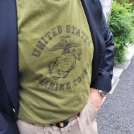 ◆Vintage　USマリンコープロゴ　　Tシャツ　アメリカ製　未使用新品　XL&L