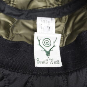 ◆ネペンテス South2West8 キルティングハット USED サイズL
