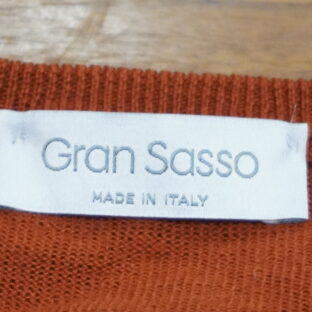 ◆Gran Sasso グランサッソ USED イタリア製 ハイゲージ クルー