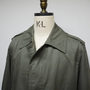 ◆フランス軍 オフィサーコート ステンカラーコート DEADSTOCK 未使用品 バルカラー