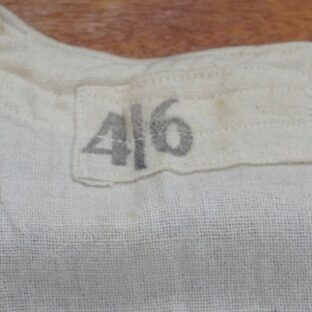 ◆フレンチアーミー リネンベスト サイズ46 USED 50S フランス軍