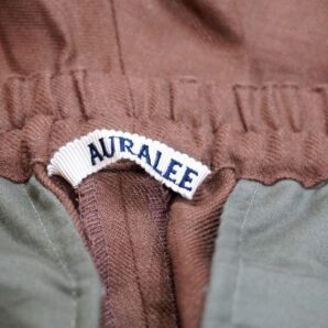◆AURALEE オーラリー リネンショーツ サイズ3 USED 美品 茶色
