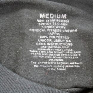 ◆US.ARMY トレーニングTシャツ USED ミリタリー サイズM アメリカ製